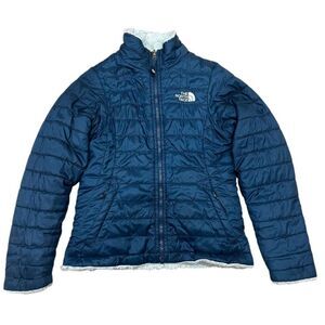 The North Face Girls Mossbud Swirl Jacket Reversible Size S (7-8)